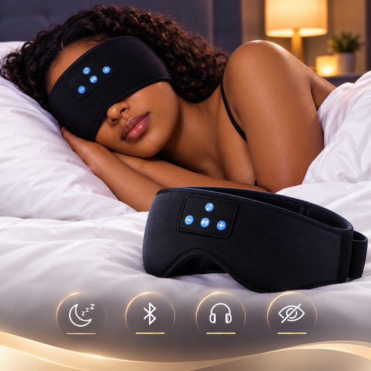 Bandeau Écouteurs Bluetooth 4-en-1 – Sommeil, Sport & Relaxation