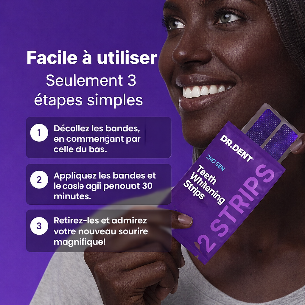Kit de blanchiment dentaire – Sans peroxyde
