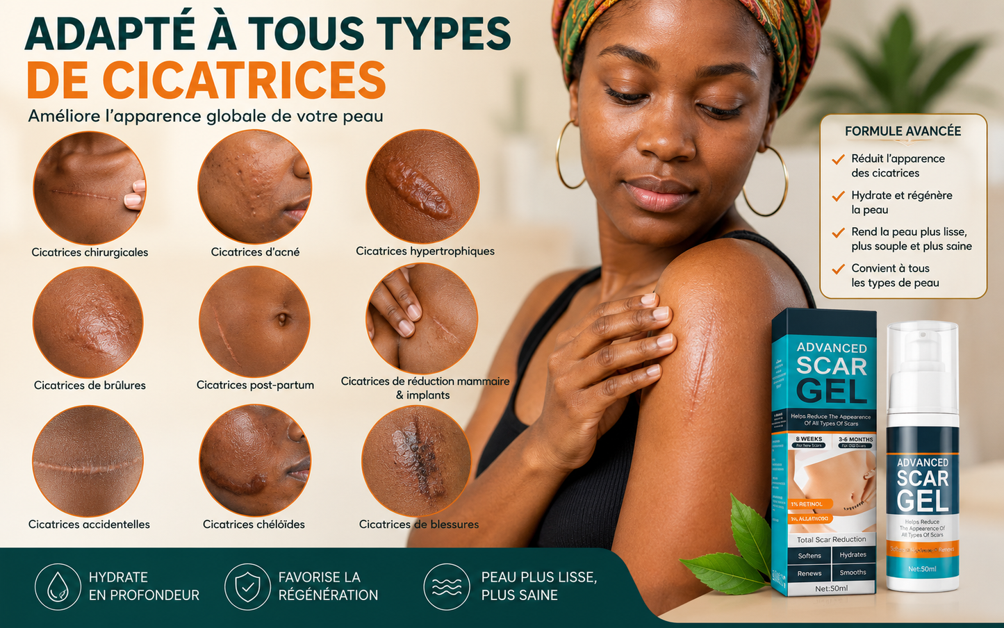 Scar Gel – Gel Anti-Cicatrices & Anti-Vergetures